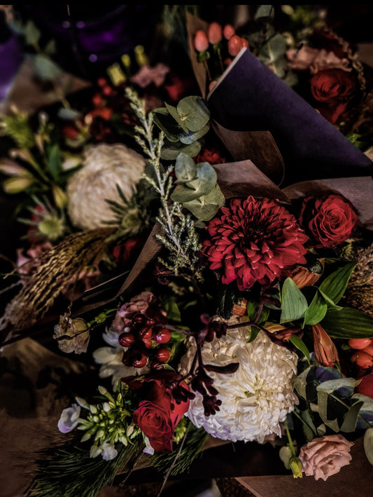 Festive Hand Tied Bouquets (not in water)