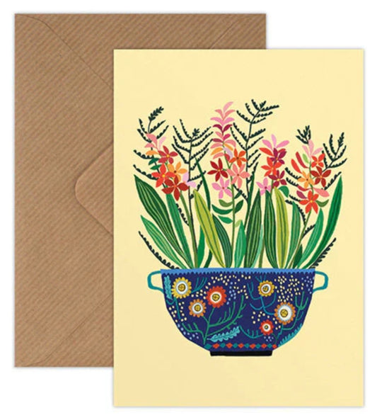 Hyacinths Greetings Card